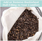 Soft Organic Buckwheat Hulls 13”X 13”bob proctor meditation Yoga  Round   Bolster Pillow