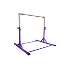 Adjustable Height  And Expandable Gym Parallel Bars  With High Quality Fiberglass Core Rail And Steel Legs