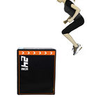 Gym  Soft Plyometric Boxes 3 In 1 20'' X 24'' X 30” Foam Plyometric Box Jumping Exercise