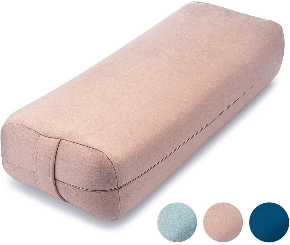 Mixed Density Layers Back Support Rectangular Yoga Bolster Pillow